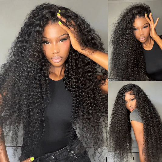 Luméa HD Deep Wave Wig – 300% Density, 100% Human Hair, 13x6 Lace, 40–46” Brazilian Luxury Wig – UK & US