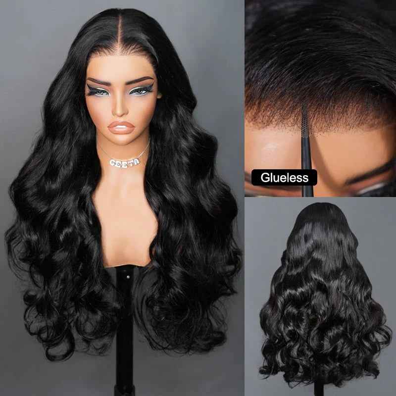 Luméa 44” HD Body Wave Wig – 13x6 Melt, 360 Lace, 100% Brazilian Luxury